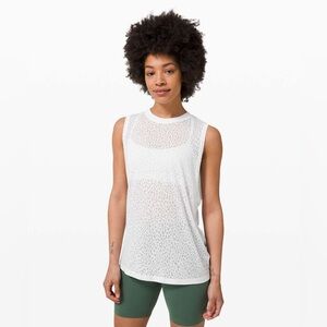 Lululemon All Yours Boyfriend Tank *Veil